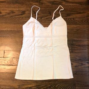 Spaghetti strap white top